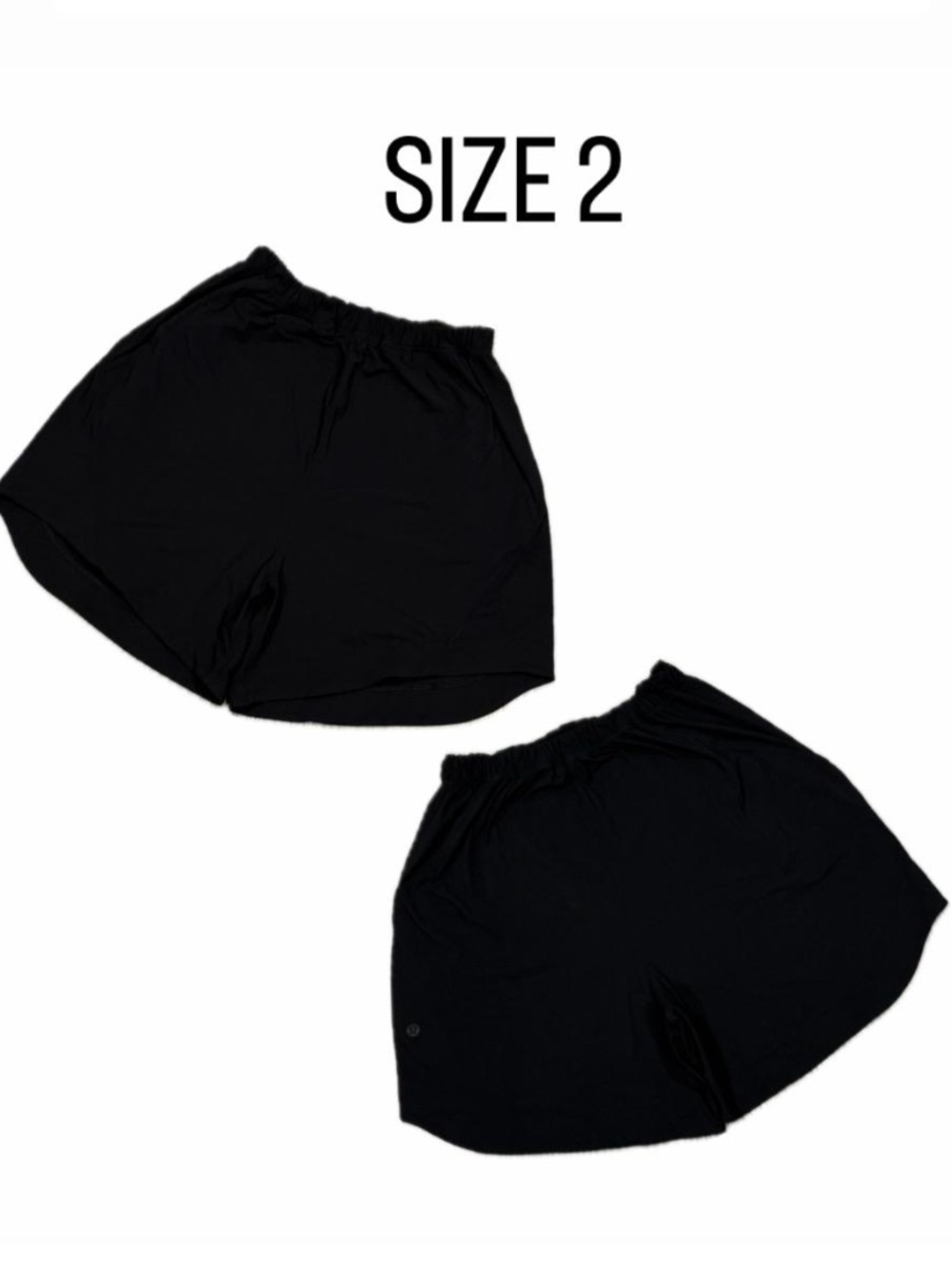Lululemon Stretch High-Rise Shorts – Black – Size [2].